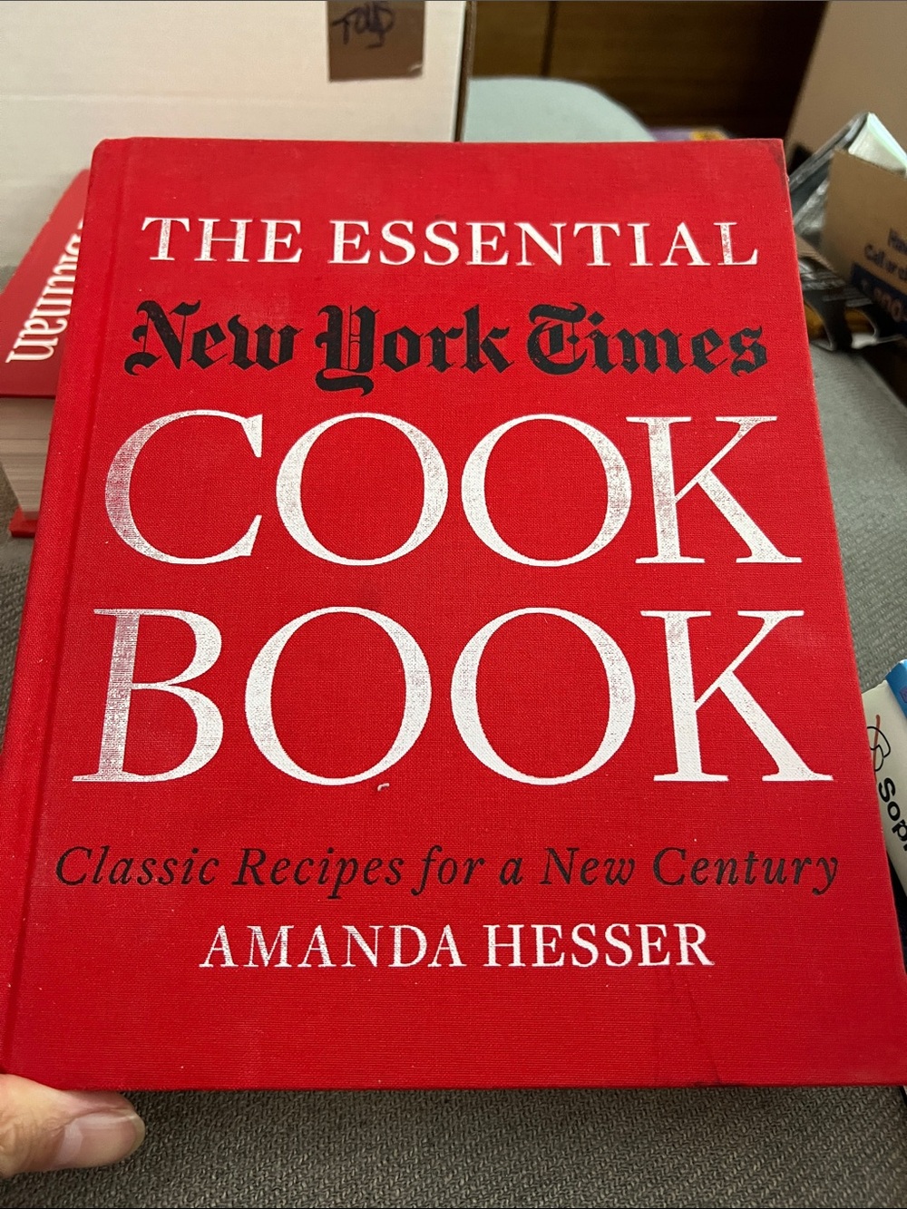 The Essential New York Times Cookbook Hardcover - Amanda Hesser First Ed